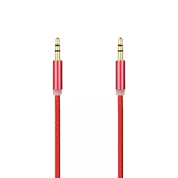 Аудио кабель Gelius AUX mini Jack 3.5mm M/M Cable 1 м red