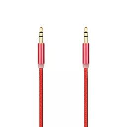 Аудио кабель Gelius AUX mini Jack 3.5mm M/M Cable 1 м red - фото Аудио кабель Gelius AUX mini Jack 3.5mm M/M Cable 1 м red