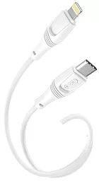 Кабель USB PD XO NB-Q239A 27w 3a USB Type-C - Lightning cable white