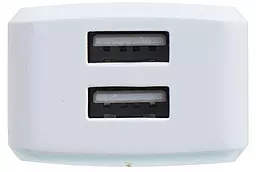 Сетевое зарядное устройство с быстрой зарядкой Proda PD-A22 2USB 2,1A White - миниатюра 3