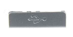 Заглушка роз'єму USB Sony LT26i Xperia S Silver