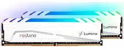 Оперативна пам'ять Mushkin 32 GB (2x16GB) DDR5 6400 MHz Redline Lumina RGB White (MLB5C640BGGP16GX2)