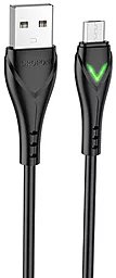 Кабель Borofone BX65 USB-A - micro USB 12w 2.4a 1м cable Black