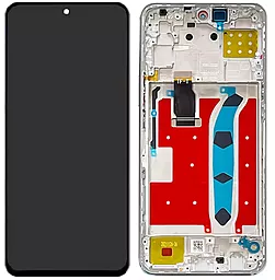 Дисплей Huawei Honor X8 4G, X30i, Play 6T Pro, Play 7T Pro с тачскрином и рамкой, оригинал, Titanium Silver - фото Дисплей Huawei Honor X8 4G, X30i, Play 6T Pro, Play 7T Pro с тачскрином и рамкой, оригинал, Titanium Silver