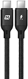 USB PD Кабель Momax Go Link 20V 5A USB Type-C - Type-C Cable Black