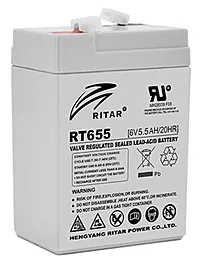 Аккумуляторная батарея Ritar 6V 5Ah (RT655) Gray Case