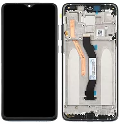 Дисплей Xiaomi Redmi Note 8 Pro (глобальная версия) с тачскрином и рамкой, оригинал, Black