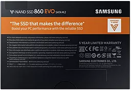 Накопичувач SSD Samsung 860 EVO 500 GB M.2 2280 SATA 3 (MZ-N6E500BW) - мініатюра 7