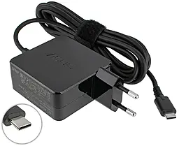 Блок питания для ноутбука Asus 19V, 2.37A, TYPE-C 45W, квадратный, Original - фото Блок питания для ноутбука Asus 19V, 2.37A, TYPE-C 45W, квадратный, Original