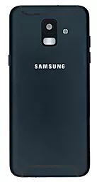 Задняя крышка корпуса Samsung Galaxy A6 A600 со стеклом камеры Black