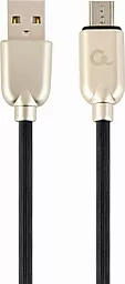 Кабель Cablexpert USB-A - micro USB 10.5w 2м cable Black (CC-USB2R-AMmBM-2M) - фото Кабель Cablexpert USB-A - micro USB 10.5w 2м cable Black (CC-USB2R-AMmBM-2M)