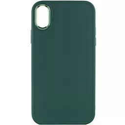 Чехол Epik TPU Bonbon Metal Style для Apple iPhone XR (6.1") Pine green