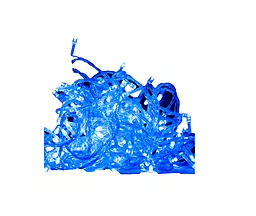 Гірлянда Xmas 200 led бахрома синя