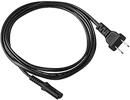 Мережевий кабель PC-184 / 2 A-C13 2 pin 0.5mm 1.2M Black Voltronic - мініатюра 2