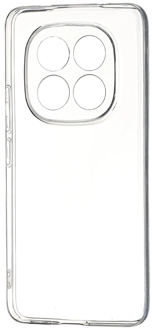 Чехол Silicone Case WS для Xiaomi Redmi Note 15  Transparent - фото 1