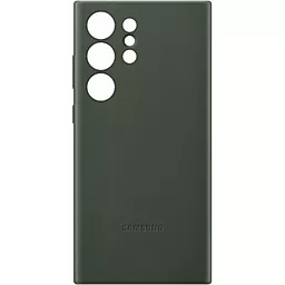 Чехол Samsung Galaxy S23 Ultra Leather Case Green (EF-VS918LGEGRU)
