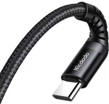 Кабель McDodo USB Type-C - Type-C 60w 3a 1м PD cable Black (CA-5641) - фото 2