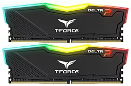 Оперативная память Team 32GB (2x16GB) DDR4 3200MHz T-Force Delta Black RGB (TF3D432G3200HC16CDC01)