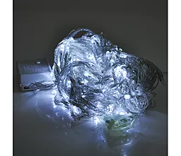 Гірлянда Voltronic Водоспад 300LED 3х1,5метра White - фото Гірлянда Voltronic Водоспад 300LED 3х1,5метра White
