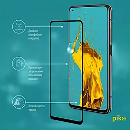 Защитное стекло Piko Full Glue Xiaomi Mi 10T, Mi 10T Pro Black (1283126509926) - миниатюра 4