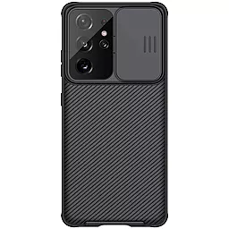 Чохол Nillkin CamShield (шторка на камеру) для Samsung Galaxy S21 Ultra Чорний / Black
