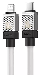 Кабель Baseus USB PD CoolPlay Series 20w 3a USB Type-C - Lightning cable white (CAKW000002)