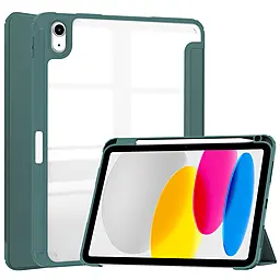 Чехол для планшета BeCover Soft Edge с креплением Apple Pencil для Apple iPad 10.9" 2022, 2024, iPad (А16) 2025 11" Dark Green (709182) - фото Чехол для планшета BeCover Soft Edge с креплением Apple Pencil для Apple iPad 10.9" 2022, 2024, iPad (А16) 2025 11" Dark Green (709182)