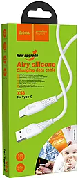 Кабель Hoco X58 Airy USB-A - Type-C 15w 3a 1м сable White - миниатюра 5 Кабель Hoco X58 Airy USB-A - Type-C 15w 3a 1м сable White - миниатюра 5