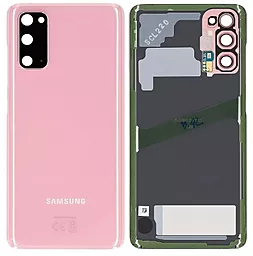 Задняя крышка корпуса Samsung Galaxy S20 G980 со стеклом камеры Cloud Pink