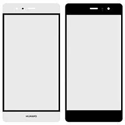 Корпусное стекло дисплея Huawei P9 White - фото Корпусное стекло дисплея Huawei P9 White