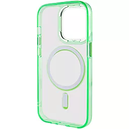 Чехол Epik Iris with MagSafe для Apple iPhone 14 Pro Light Green - миниатюра 4 Чехол Epik Iris with MagSafe для Apple iPhone 14 Pro Light Green - миниатюра 4