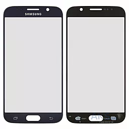 Корпусне скло дисплея Samsung Galaxy S6 G920F (с OCA пленкой) Naby Blue - фото Корпусне скло дисплея Samsung Galaxy S6 G920F (с OCA пленкой) Naby Blue