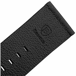 Сменный ремешок для умных часов Apple Watch Genuine Leather Strap Malibu Series 38mm Black - миниатюра 3