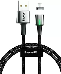 Кабель USB Baseus Zinc Magnetic 2M USB Type-C Cable Black (CATXC-B01)