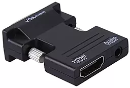Відео конвертер EasyLife HDMI to VGA + 3.5mm audio Black - мініатюра 2