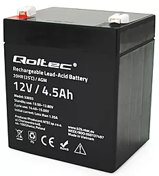 Аккумуляторная батарея Qoltec QLT1245B 12V 4.5Ah AGM