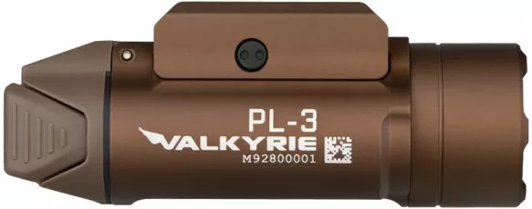 Ліхтарик акумуляторний Olight PL-3 Valkyrie (1x16340, 1хCR123) Desert Tan - фото 4