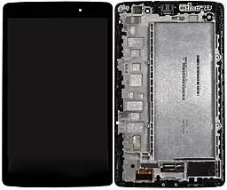 Дисплей для планшета LG G Pad X 8.0 V520, V521 с тачскрином и рамкой, Black - фото Дисплей для планшета LG G Pad X 8.0 V520, V521 с тачскрином и рамкой, Black