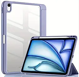 Чехол для планшета BeCover Soft Edge TPU с креплением для стилуса для Apple iPad Air 11" M2, M3 (2024, 2025)  Purple (711707)