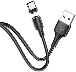 Кабель Hoco X52 Sereno USB-A - Type-C 15w 3a 1м cable Black - мініатюра 4