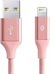 USB Кабель Ttec 2DK16RA 10.5W 2.1A 1.2M Lightning Cable Rose Gold