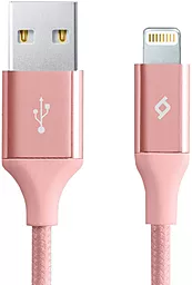 Кабель Ttec 2DK16RA USB-A - Lightning 10.5w 1.2м cable Rose/Gold - фото Кабель Ttec 2DK16RA USB-A - Lightning 10.5w 1.2м cable Rose/Gold