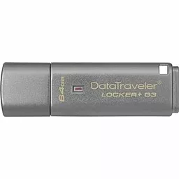 Флешка Kingston DT Locker+ G3 64GB USB 3.0 (DTLPG3/64GB) - фото Флешка Kingston DT Locker+ G3 64GB USB 3.0 (DTLPG3/64GB)