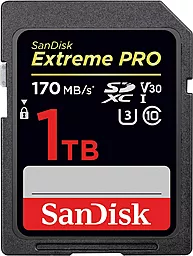 Карта пам'яті SanDisk SDXC Extreme PRO 1TB Class 10 UHS-I U3 V30 (SDSDXXY-1T00-GN4IN) - фото Карта пам'яті SanDisk SDXC Extreme PRO 1TB Class 10 UHS-I U3 V30 (SDSDXXY-1T00-GN4IN)