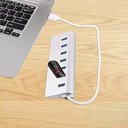 USB хаб EasyLife 7-in-1 gray - миниатюра 7 USB хаб EasyLife 7-in-1 gray - миниатюра 7