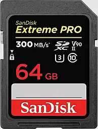 Карта пам'яті SanDisk 64GB SDXC Extreme Pro UHS-II (SDSDXDK-064G-GN4IN) - фото Карта пам'яті SanDisk 64GB SDXC Extreme Pro UHS-II (SDSDXDK-064G-GN4IN)
