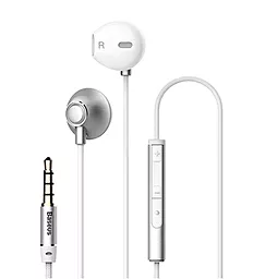Наушники Baseus Encok H06 Silver - фото Наушники Baseus Encok H06 Silver