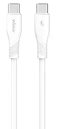 Кабель Walker C585 USB Type-C - Type-C 60w 3a 1м PD cable White - фото Кабель Walker C585 USB Type-C - Type-C 60w 3a 1м PD cable White