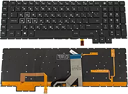 Клавиатура для ноутбука HP Omen 17-an series с подсветкой клавиш RGB без рамки Original Black