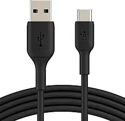 Кабель Belkin USB-A - Type-C 15w 3a 1м cable Black (CAB001BT1MBK) - фото Кабель Belkin USB-A - Type-C 15w 3a 1м cable Black (CAB001BT1MBK)